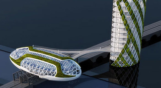 Illustration for article titled Anti-Smog Spaceship to Hover Over Famed Paris Canal